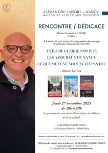 Rencontre-dédicace autour de l'œuvre Bernard Metzdorf